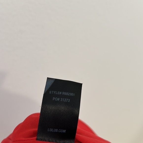 NWT Lulus Lovely Lilies Red Midi Dress - Picture 13 of 13